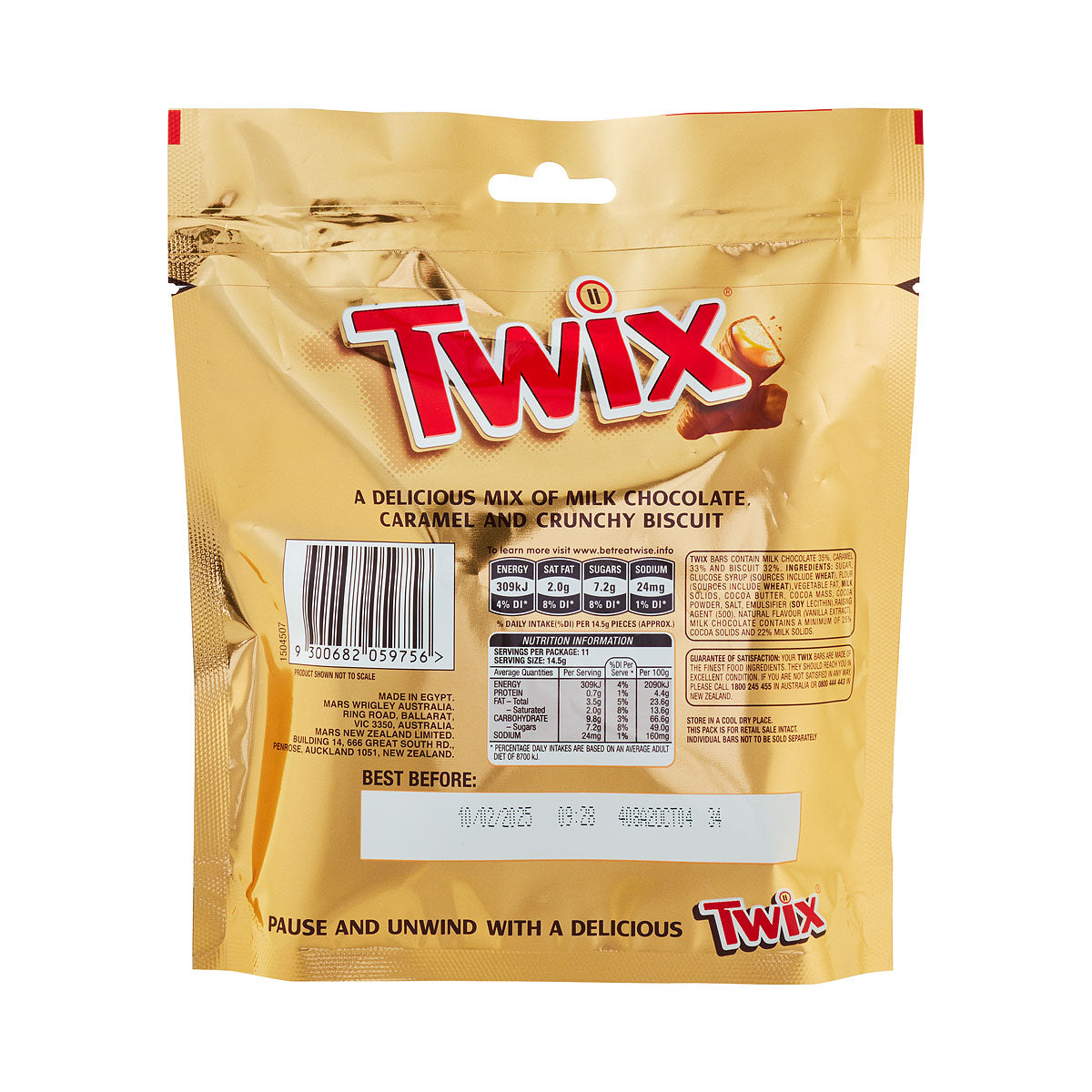 Twix Funsize Sharepack 11pk 159g