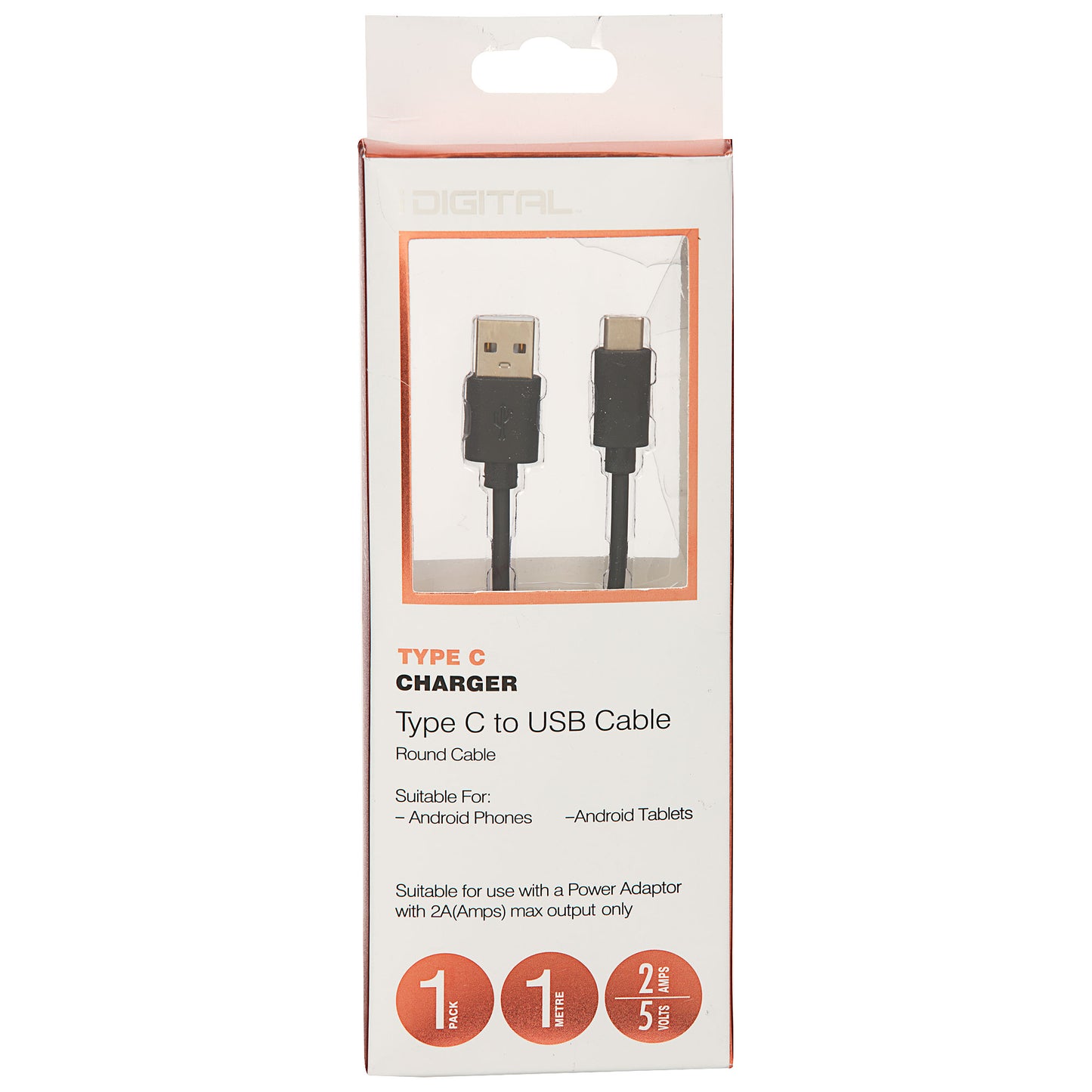 iDigital Type C Charging Cable 1m