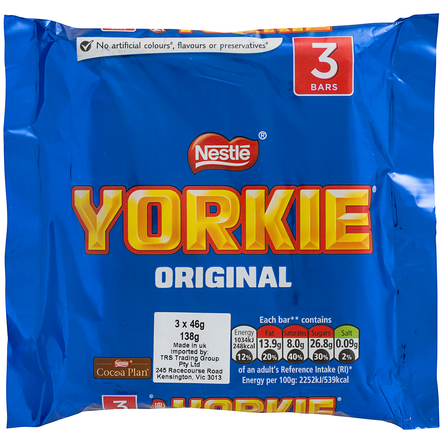 Nestle Original Yorkie 3pk 138g UK