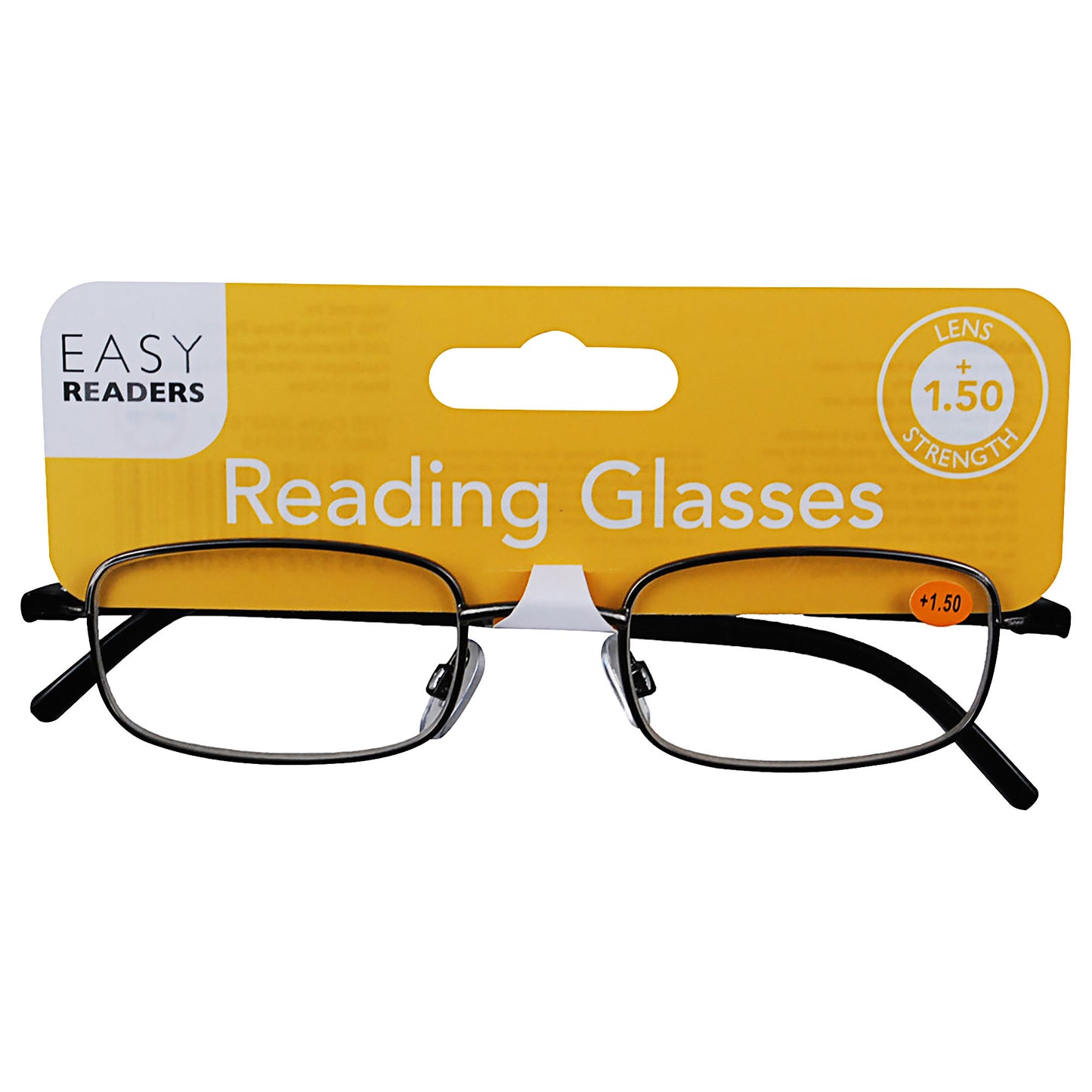 Easy Reader Glasses 150 Black Metal