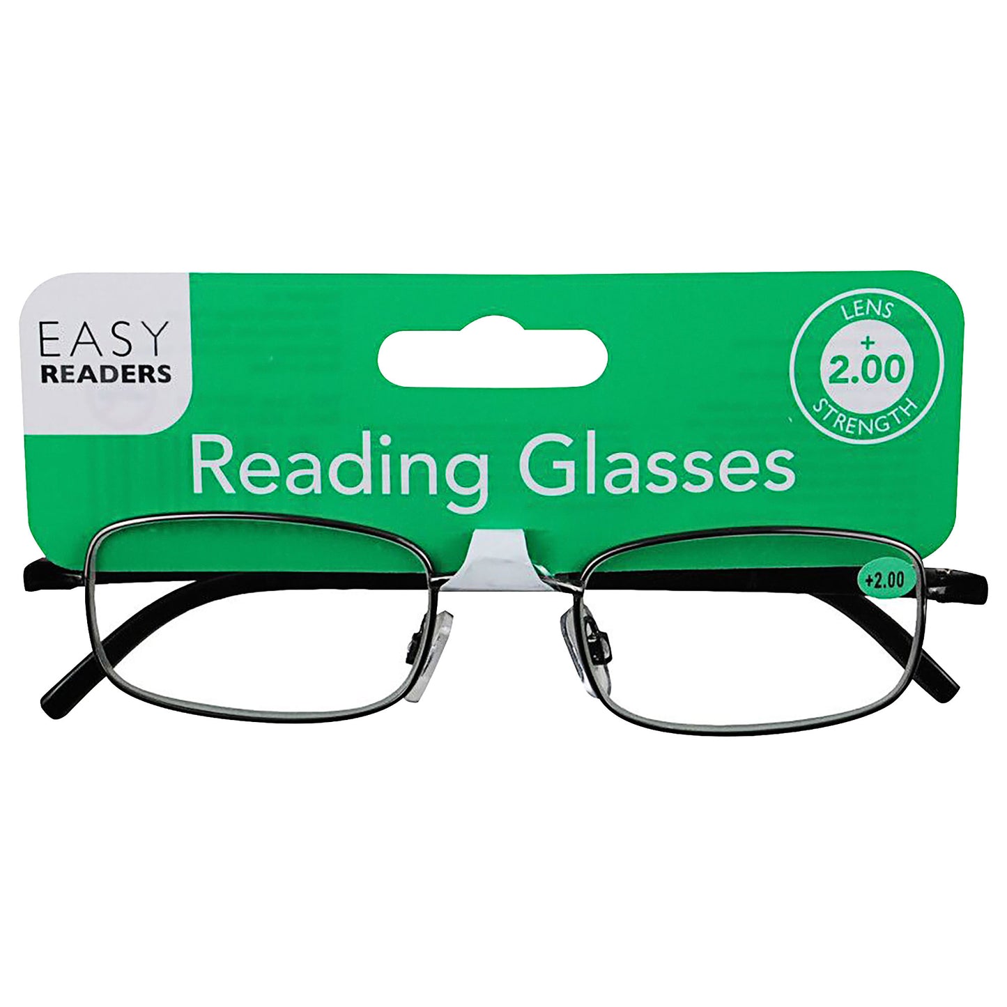 Easy Reader Glasses 200 Black Metal