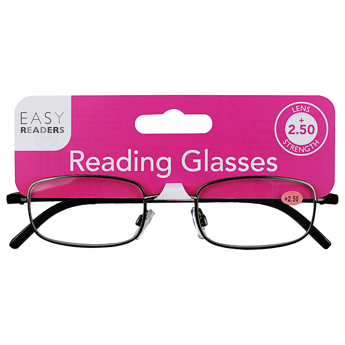 Easy Reader Glasses 250 Black Metal