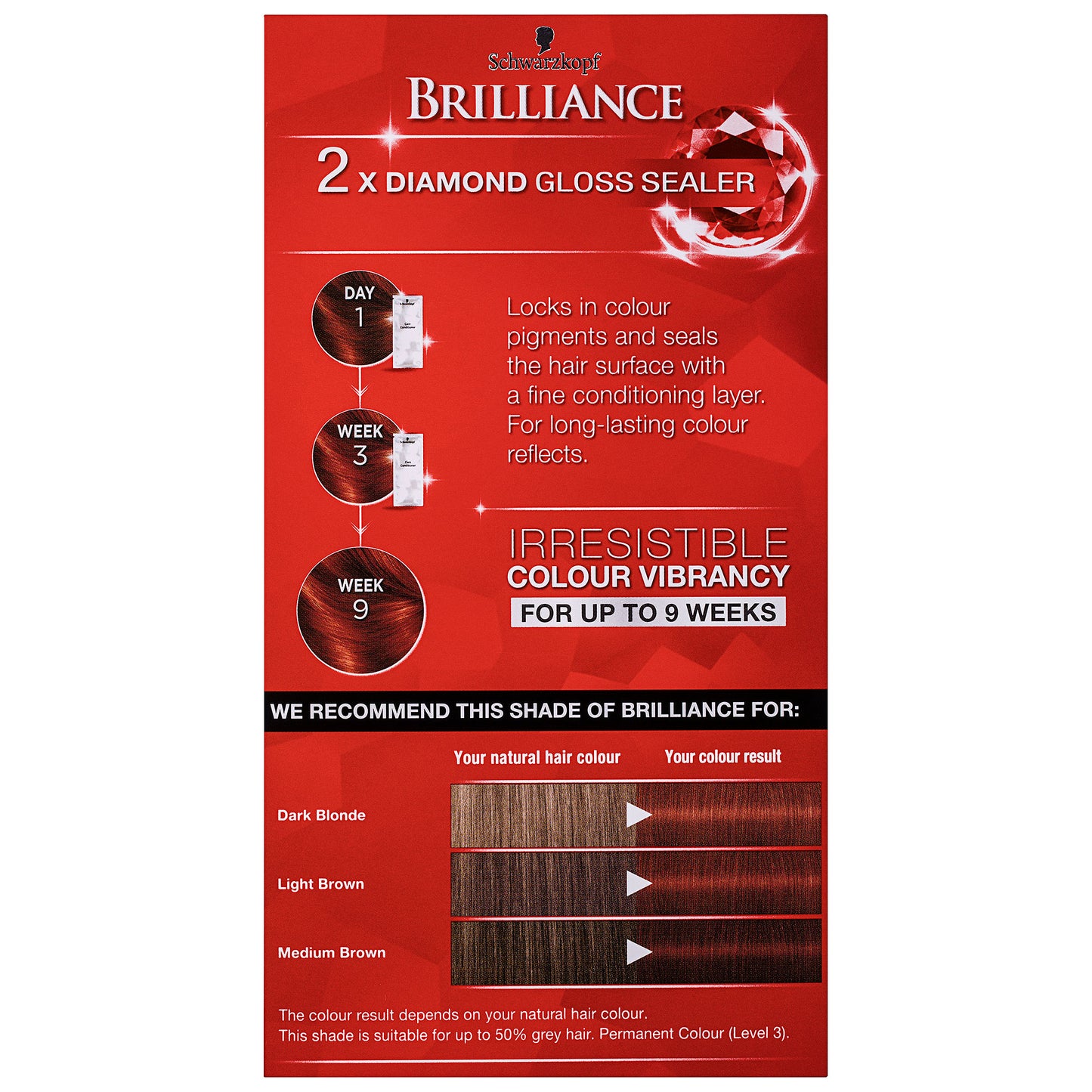 Schwarzkopf Brilliance Intense 43 Red Passion - Hair Colour