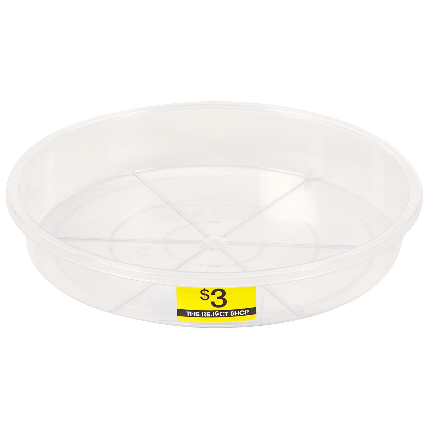 Clear Pot Plant Saucer 18cm