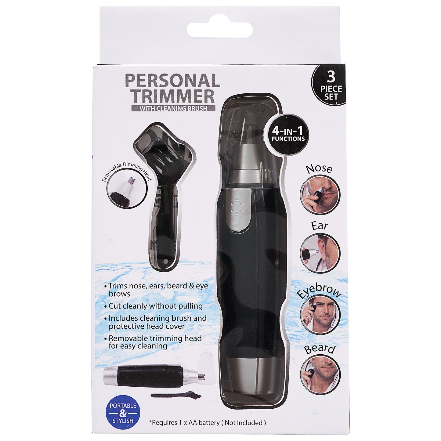 3 Piece Personal Hair Trimmer