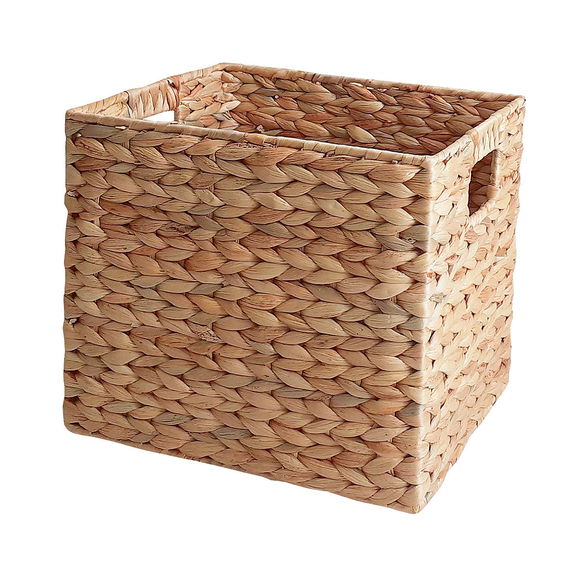 Natural Water Hyacinth Basket 30x25x26cm