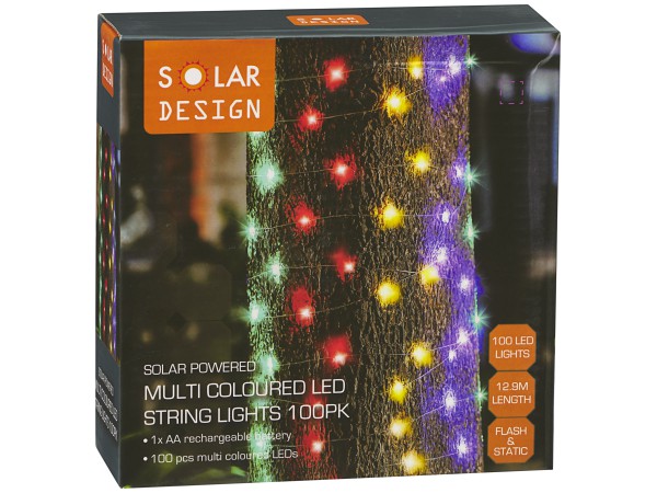 Solar Micro Multi-Coloured LED String Light