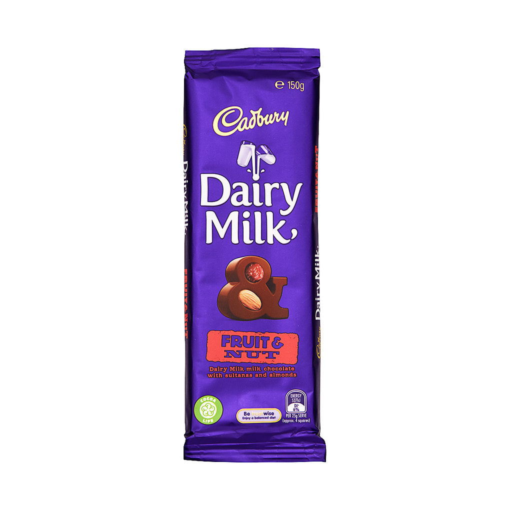 Cadbury Fruit And Nut Block 150g