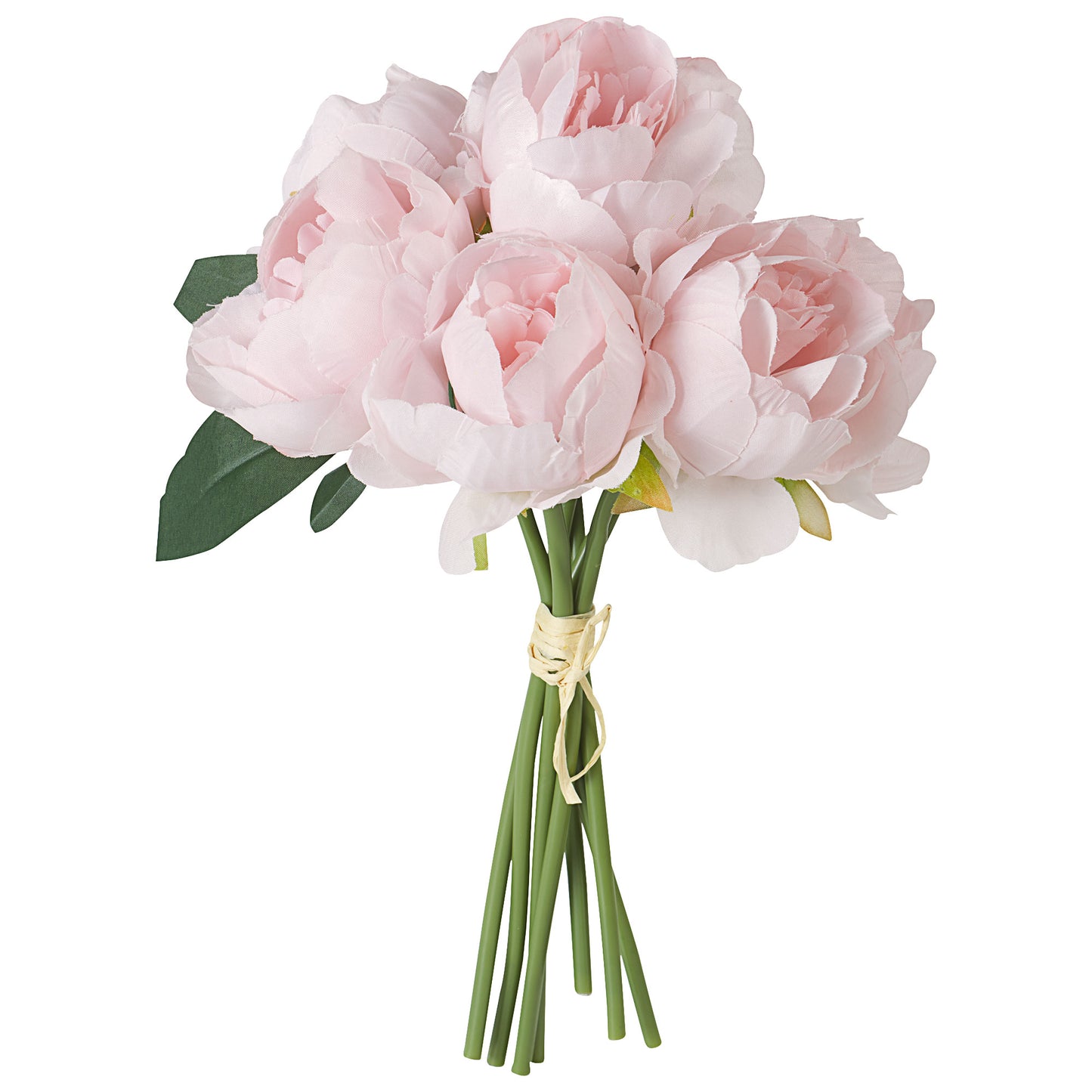 Faux Peonies Bunch Pink/White