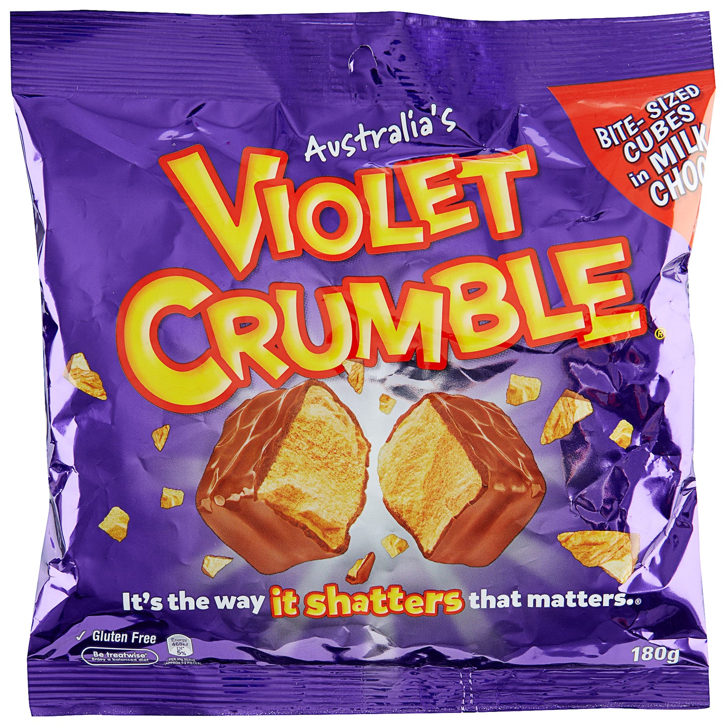 Violet Crumble Bites Bag 180g