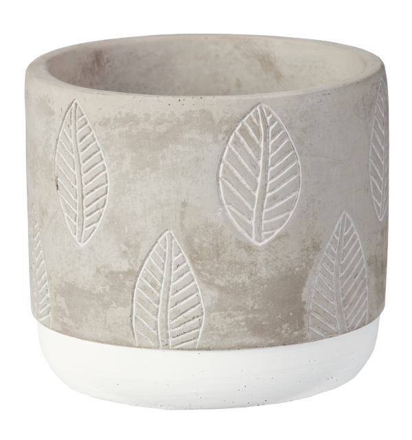 Indoor Cement Pot 12 x 11cm Assorted