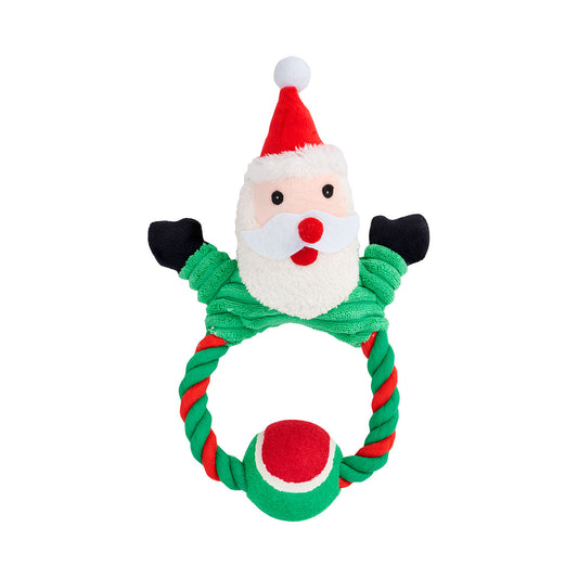 Christmas Rope With Ball Toy