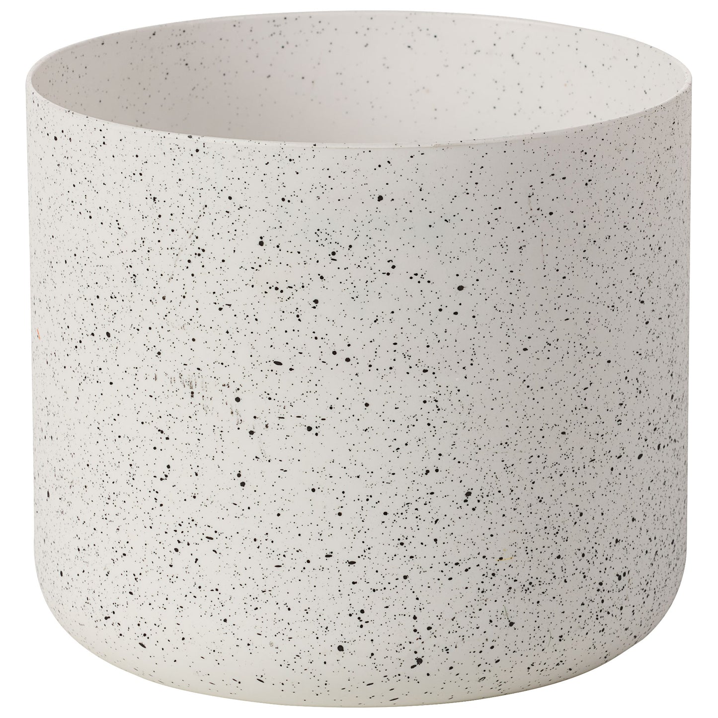 Plastic Pot White Sandstone 14x12.5cm