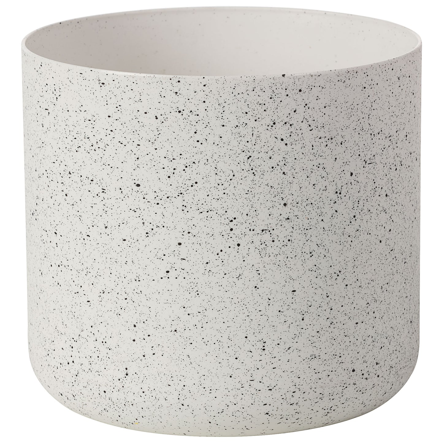 Plastic Pot White Sandstone 18x17cm