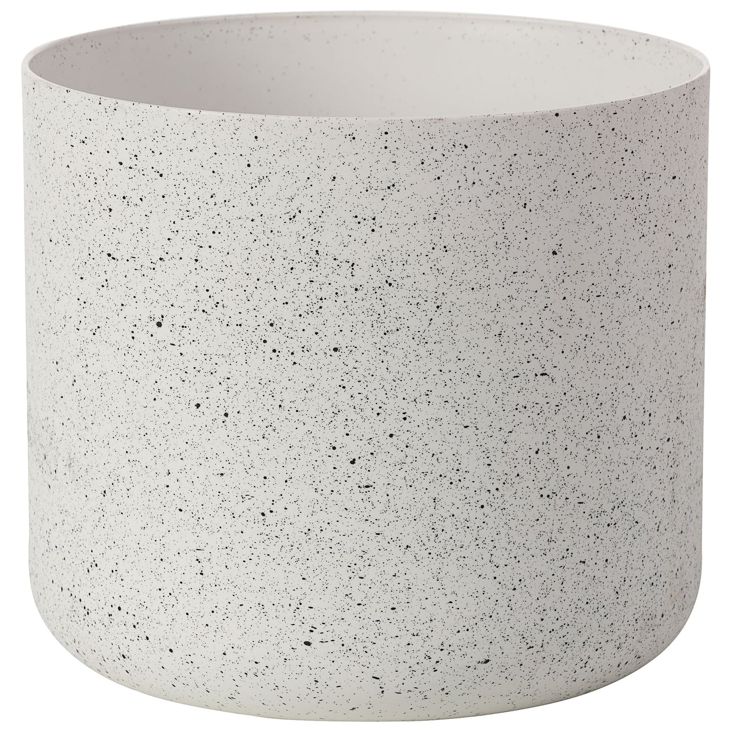 Plastic Pot White Sandstone 22x20cm