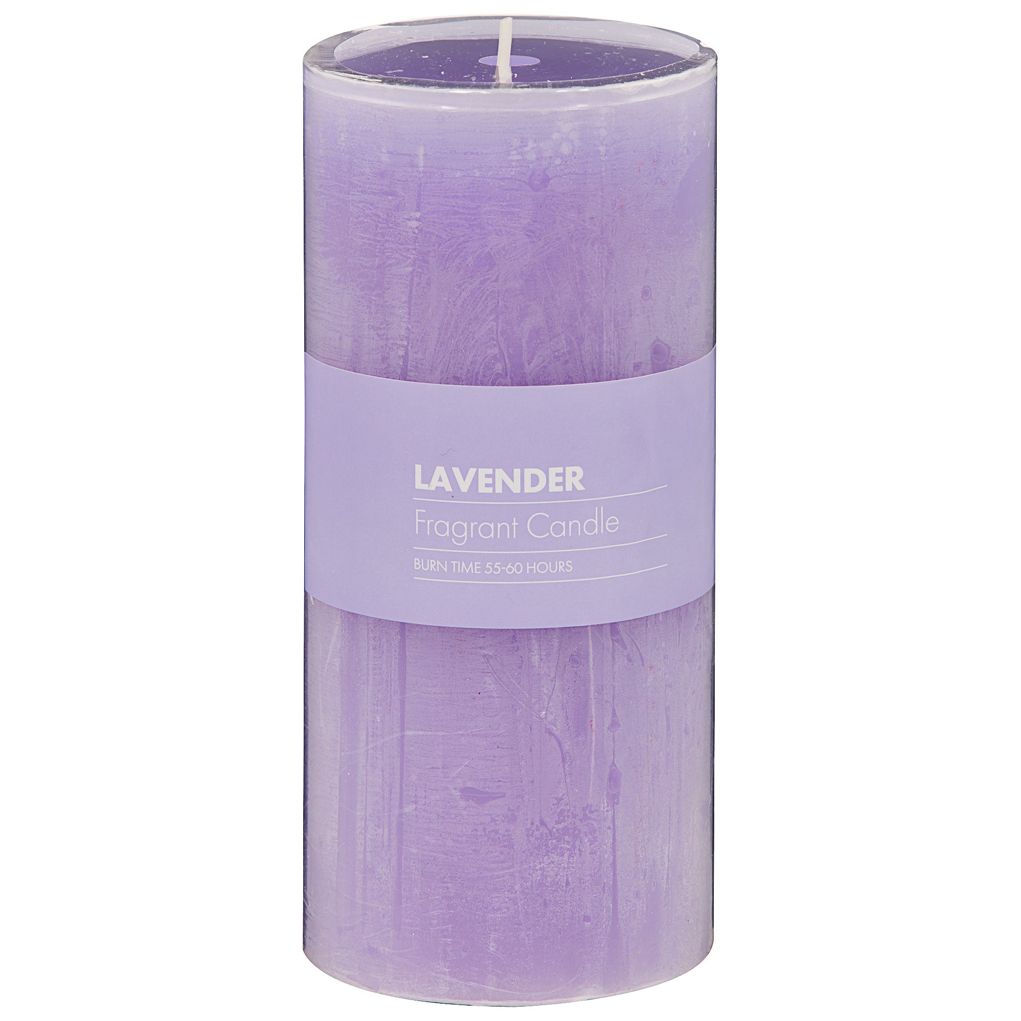 Madison & French Lavender Pillar Candle 15cm The Reject Shop