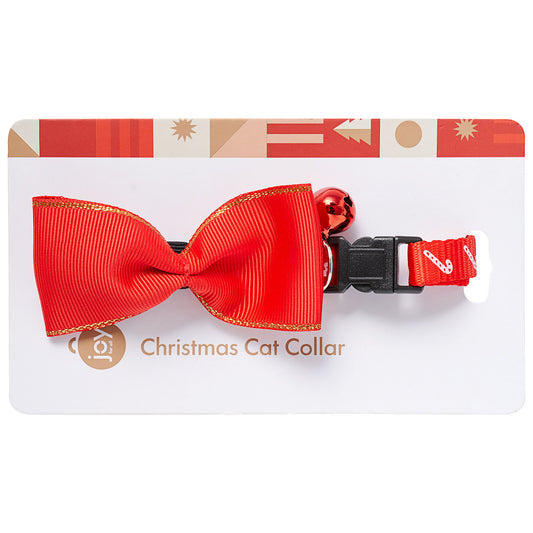 Christmas Cat Collar with Bell