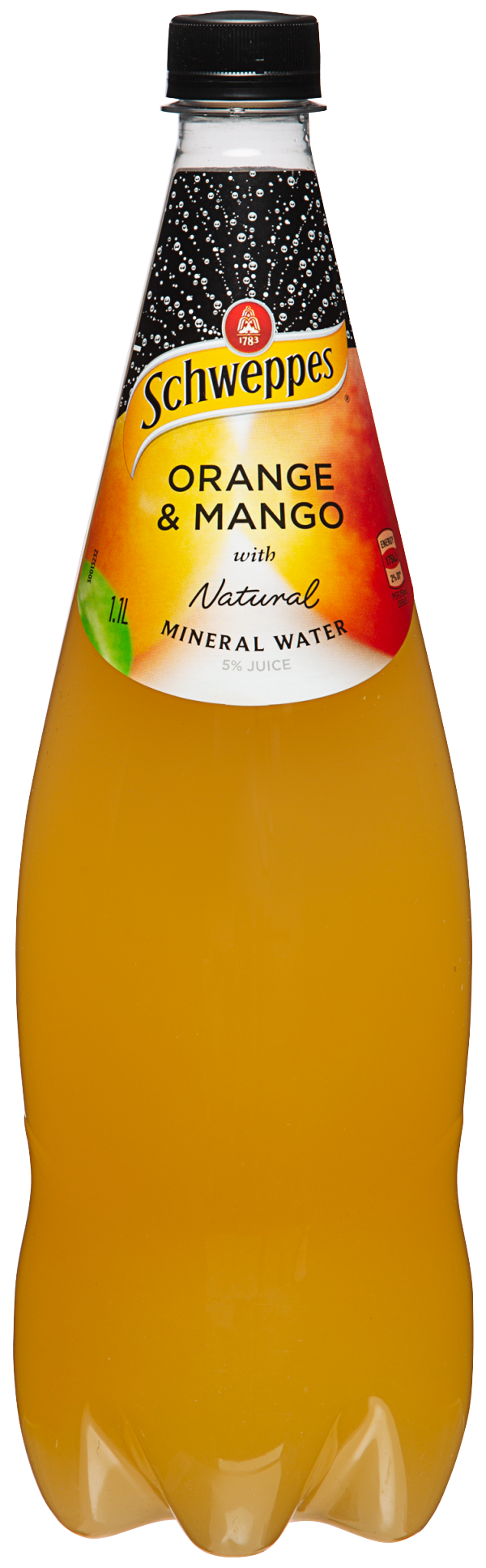 Schweppes Orange Mango Mineral Water 1.1L