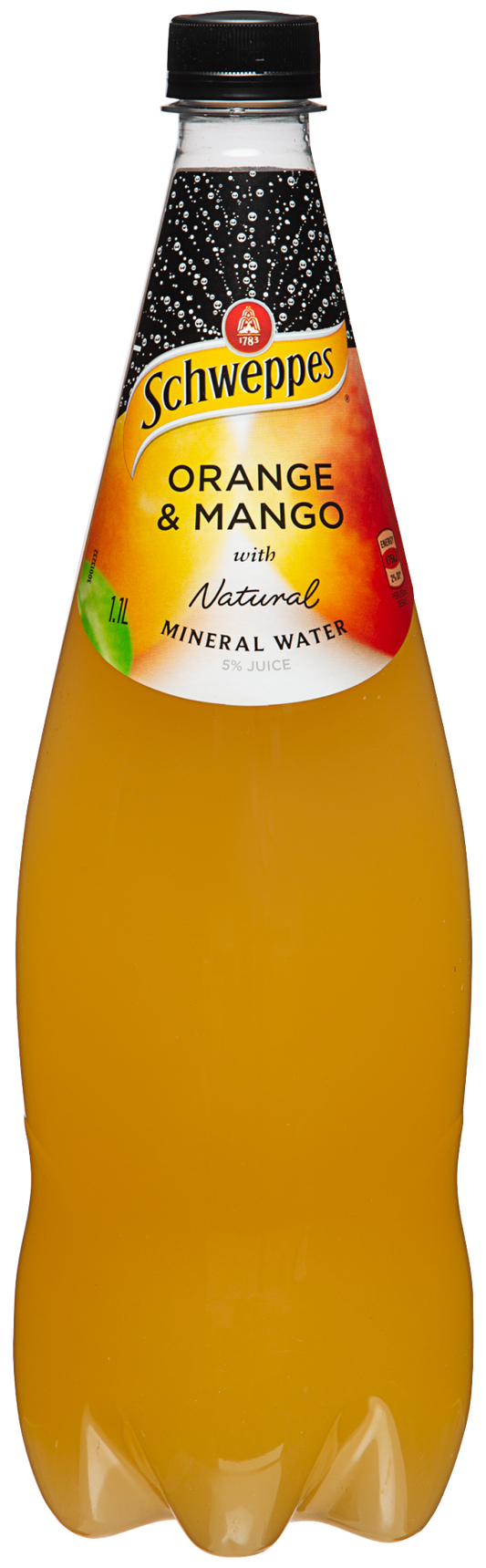 Schweppes Orange Mango Mineral Water 1.1L