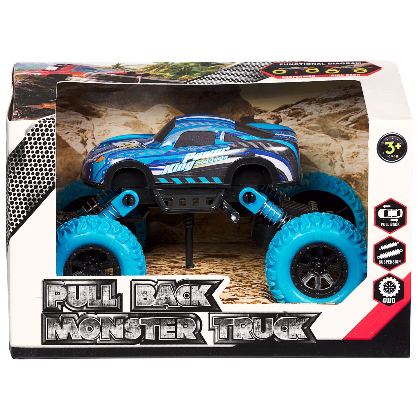 Pull-Back Monster Truck Toy