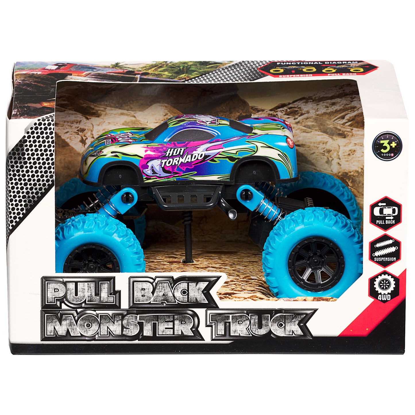 Pull-Back Monster Truck Toy