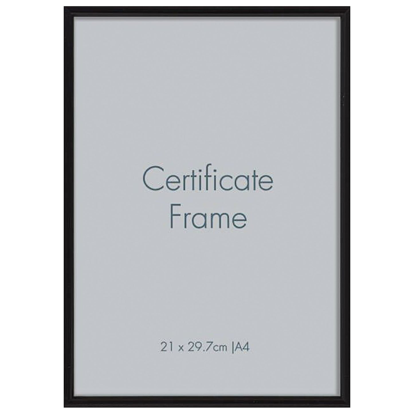 Black A4 Certificate Frame