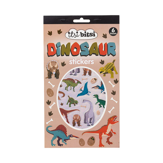 Itsi Bitsi Dinosaur Stickers 6 Sheets