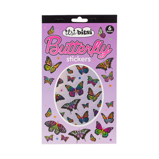 Itsi Bitsi Butterfly Stickers 6 Sheets