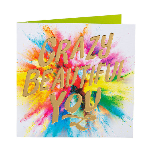 Him/Her Birthday Card Colourful Crazy