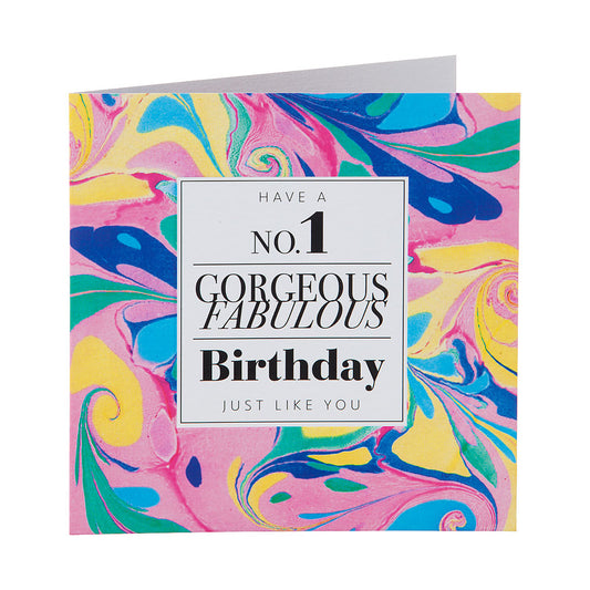 Traditional Colourful Birthday Card Her