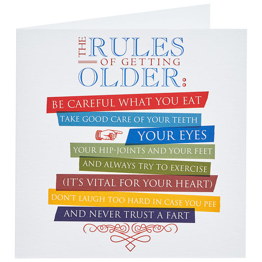 Rules of Getting Older Card