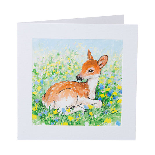 Traditional Art Deer Greeting Card