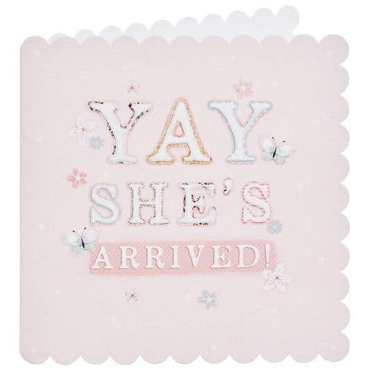 Traditional Congratulations Girl Card