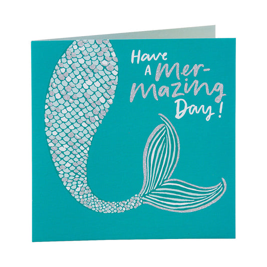 Funny Mermaid Birthday Card For Her