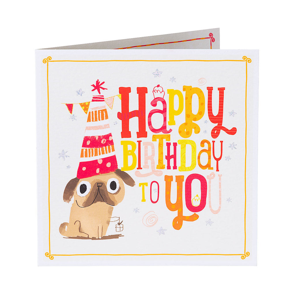 Funny Dog Happy Birthday Card