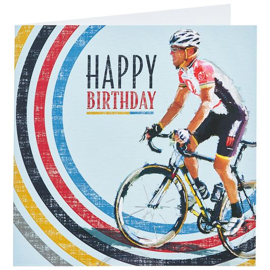 Traditional Bicycle Happy Birthday Card