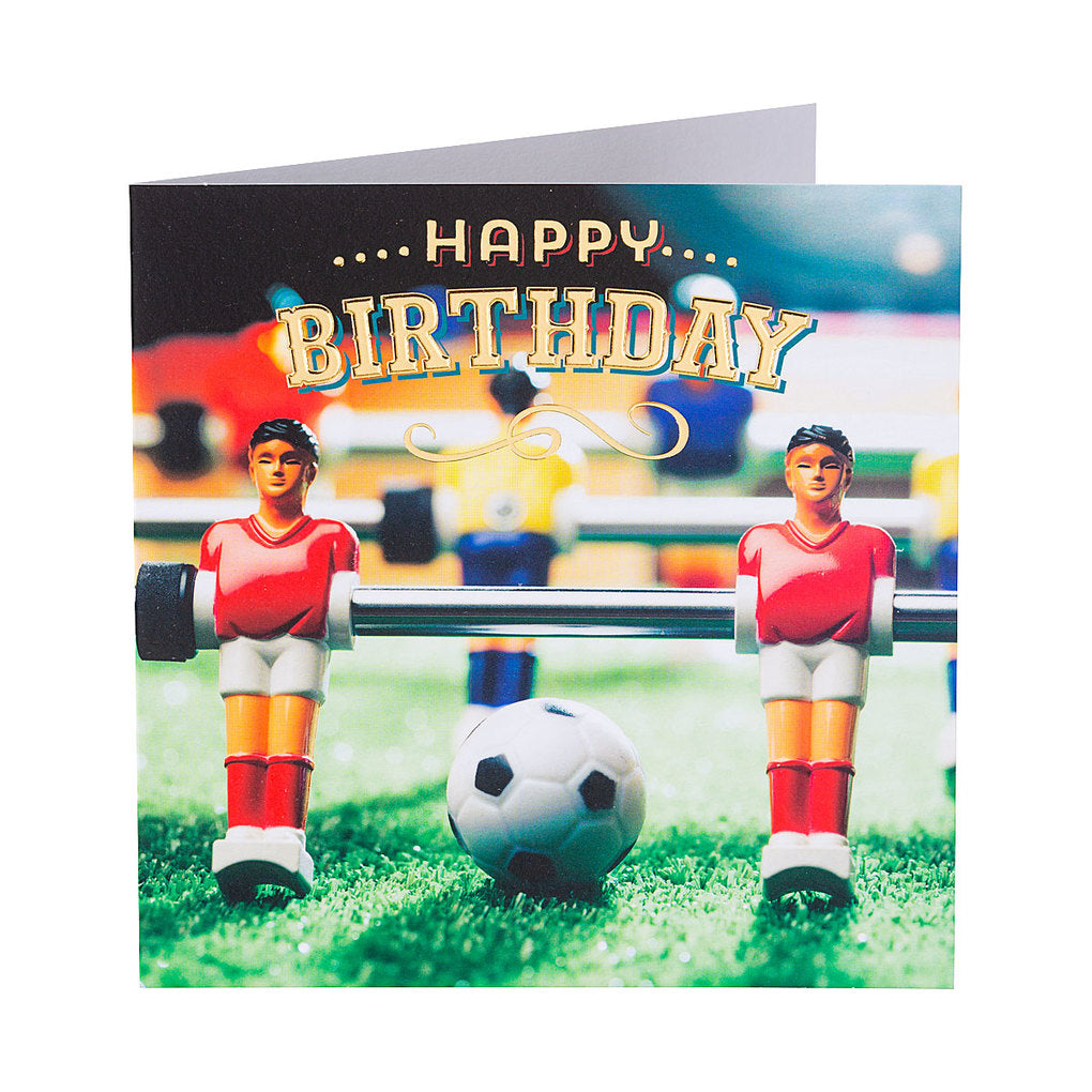 Traditional Foosball Birthday Card