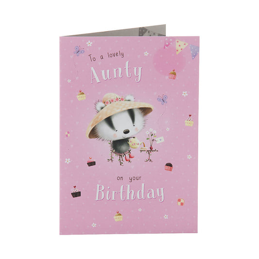 Cute Birthday Card For Aunty