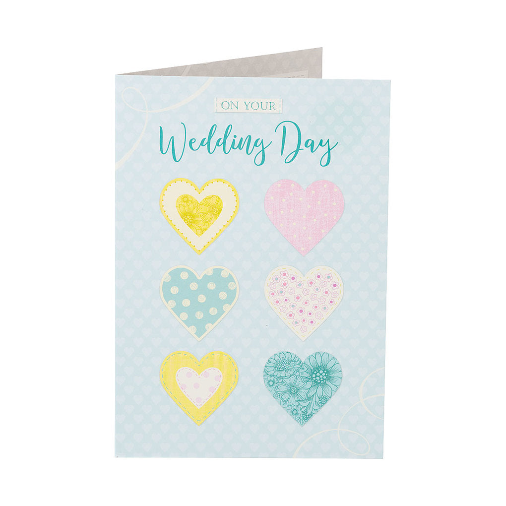 Traditional Wedding Day Card