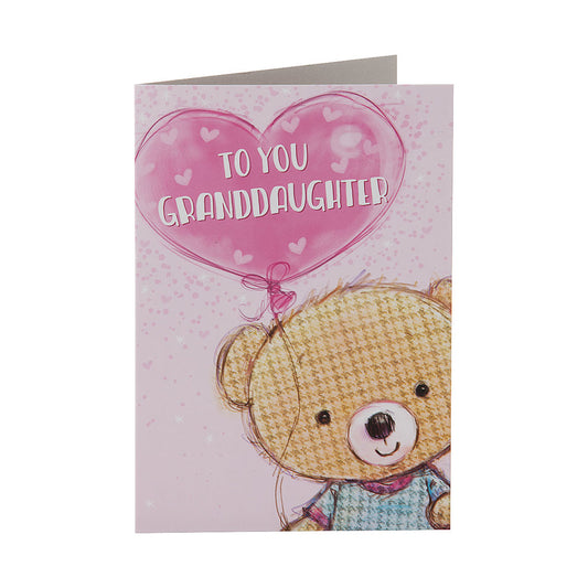 Cute Granddaughter Birthday Card