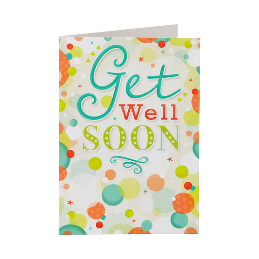 Traditional Get Well Soon Card