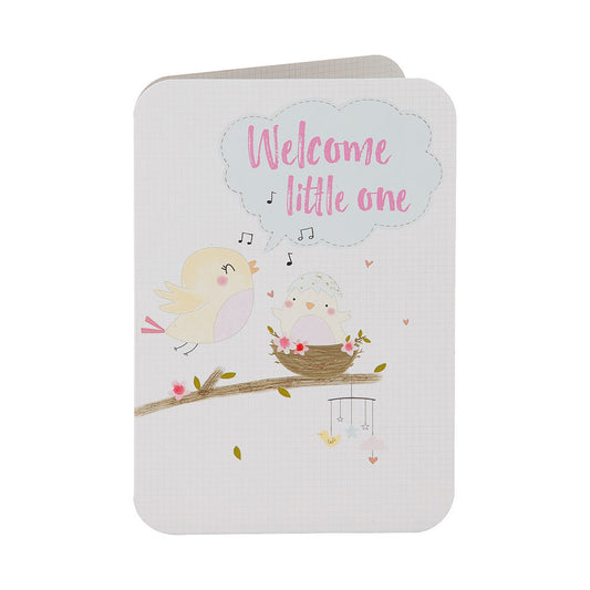 Cute Congratulations Card Baby Girl