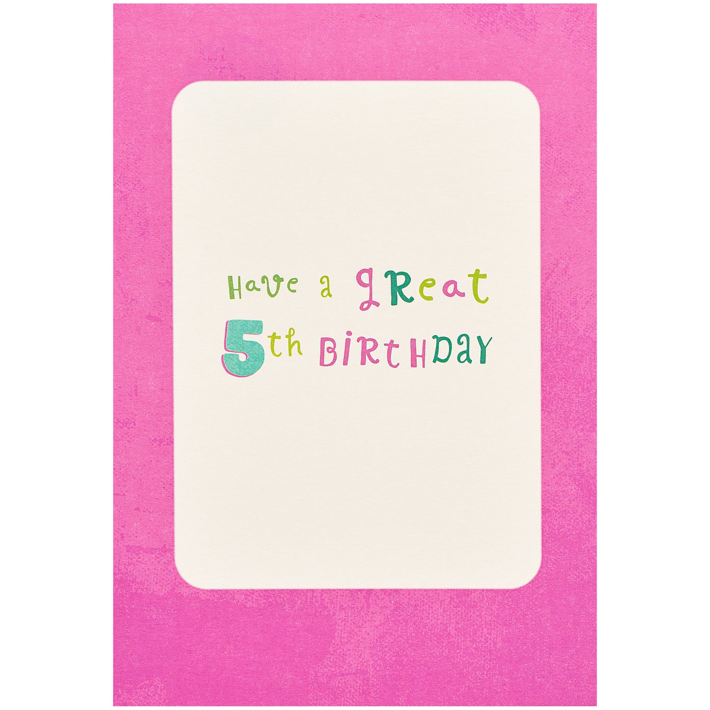 Cute Skate Board Boy 5th Birthday Card