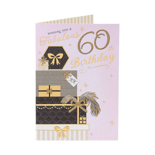 Traditional Female 60th Birthday Card