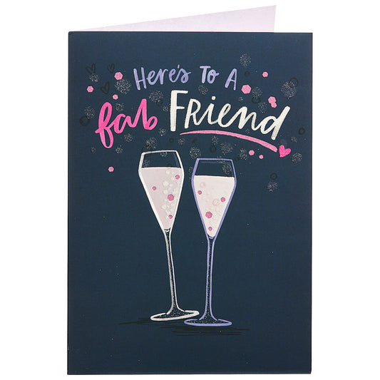 Traditional Friend Drink Greeting Card