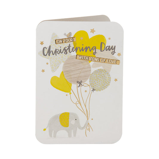 Traditional Christening Card