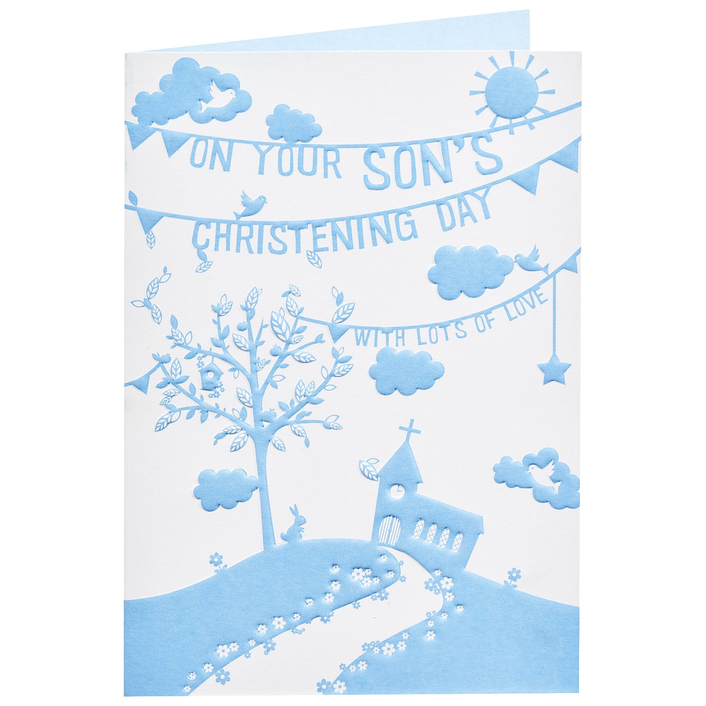 Traditional Boy Christening Card