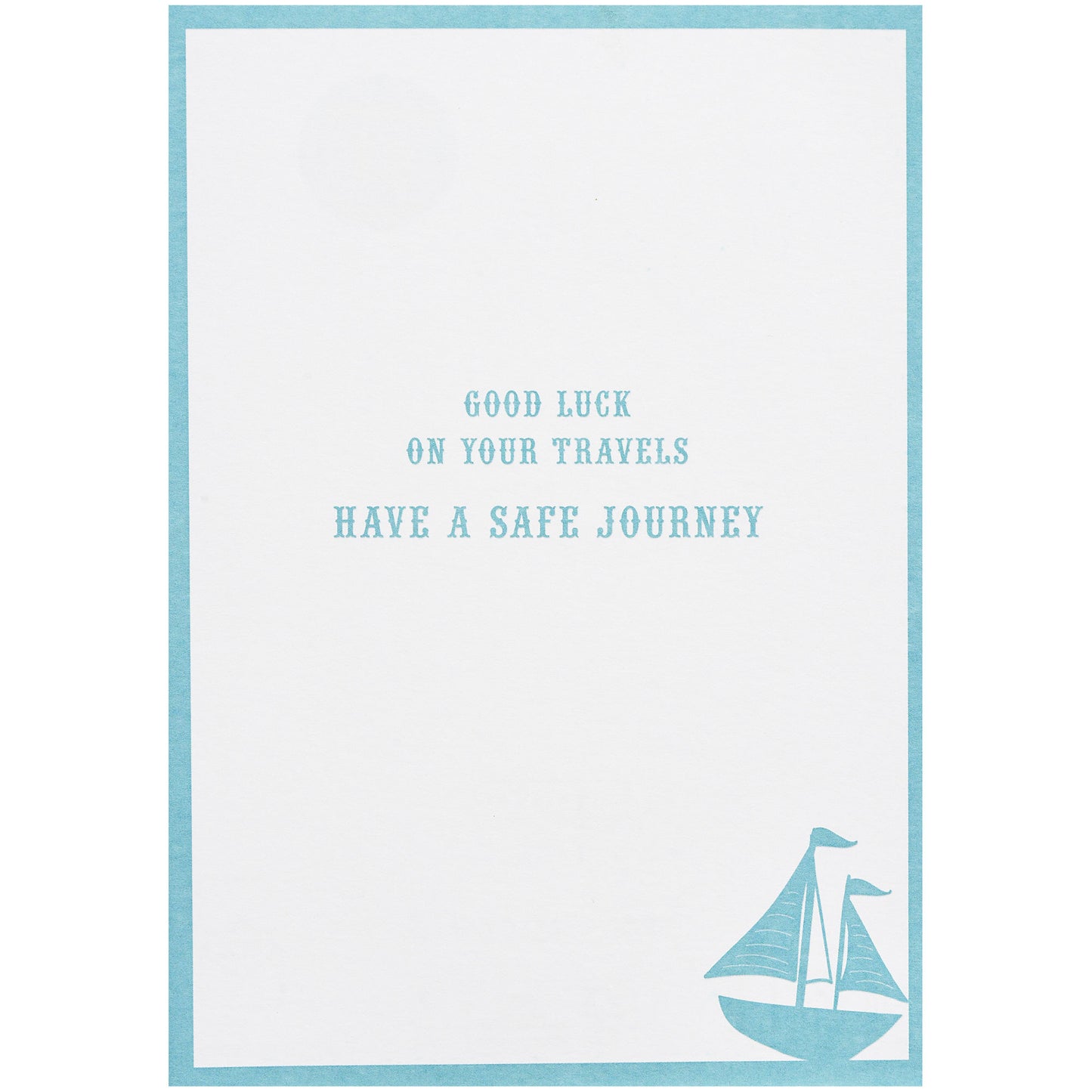 Traditional Bon Voyage Goodbye Card