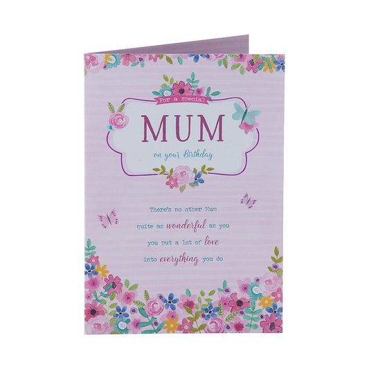 Traditional Special Mum Birthday Card