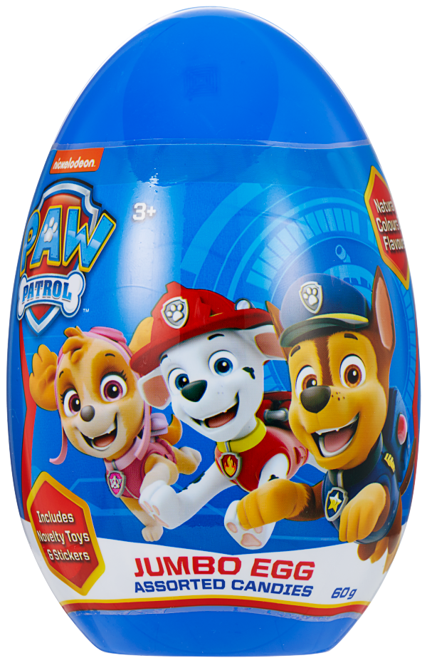 Paw Patrol Jumbo Egg 60g